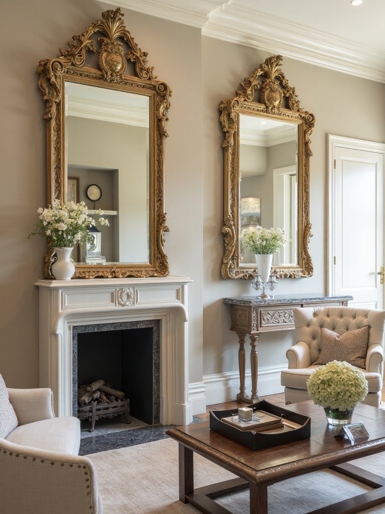 balanced symmetry through mirrored arrangement