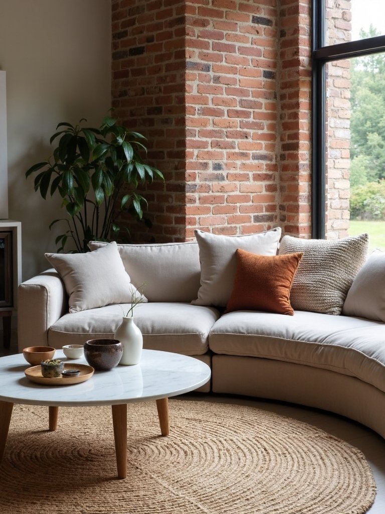 balancing textural contrasts for visual interest