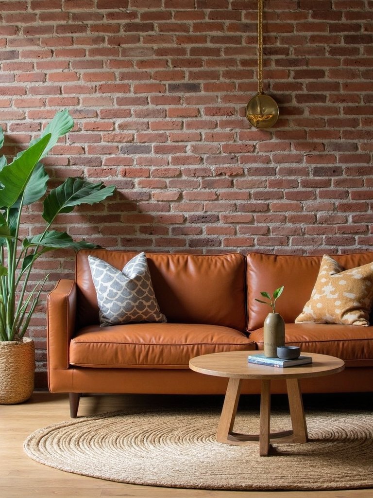 blend natural textures harmonious living space