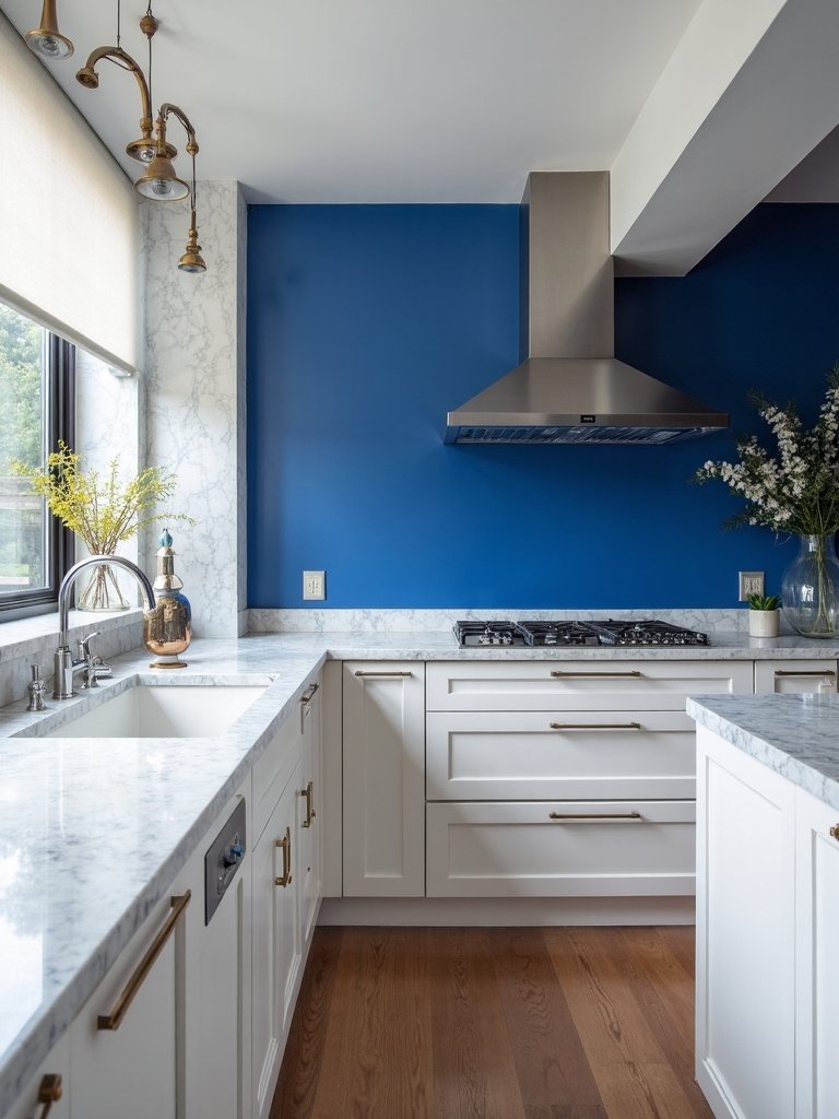 bold dramatic impactful kitchen walls