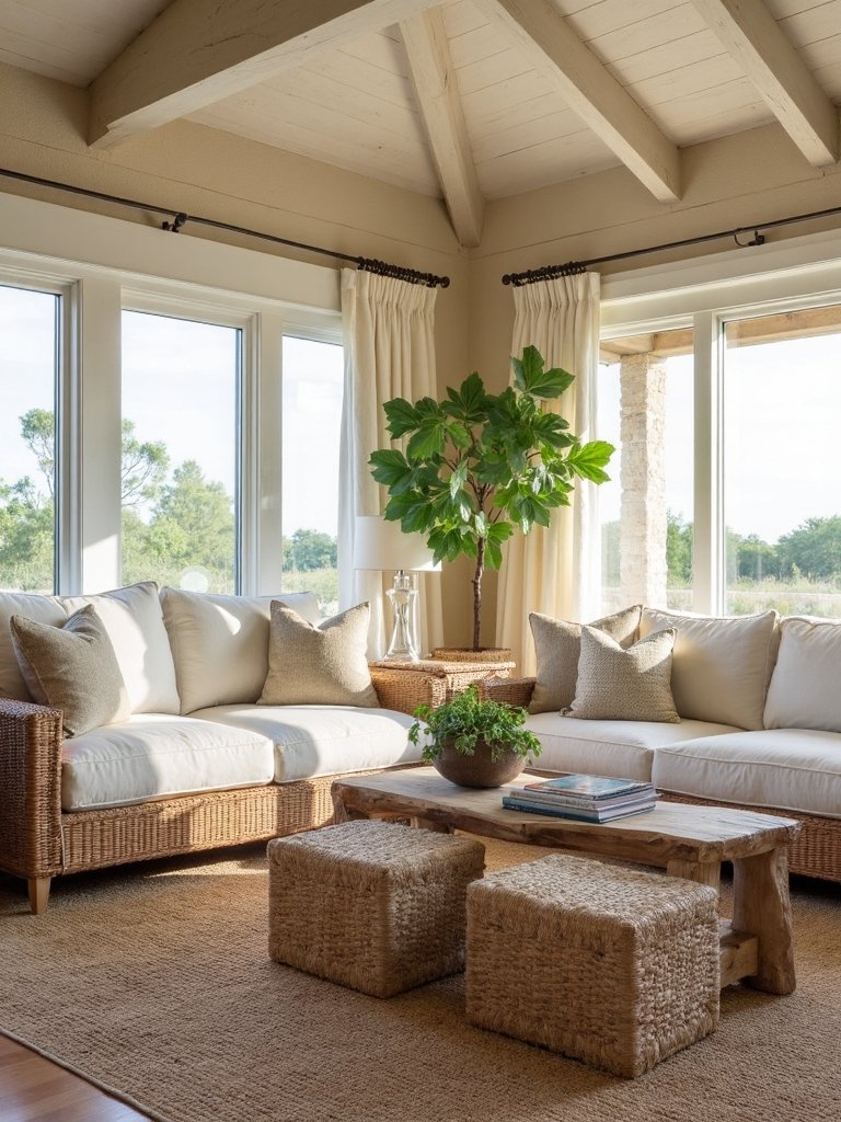 coastal living room serene sanctuary