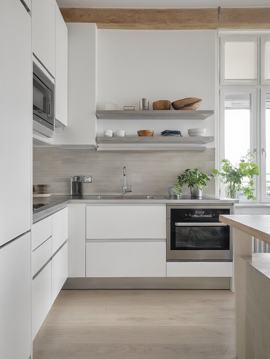 compact living kitchen design ideas