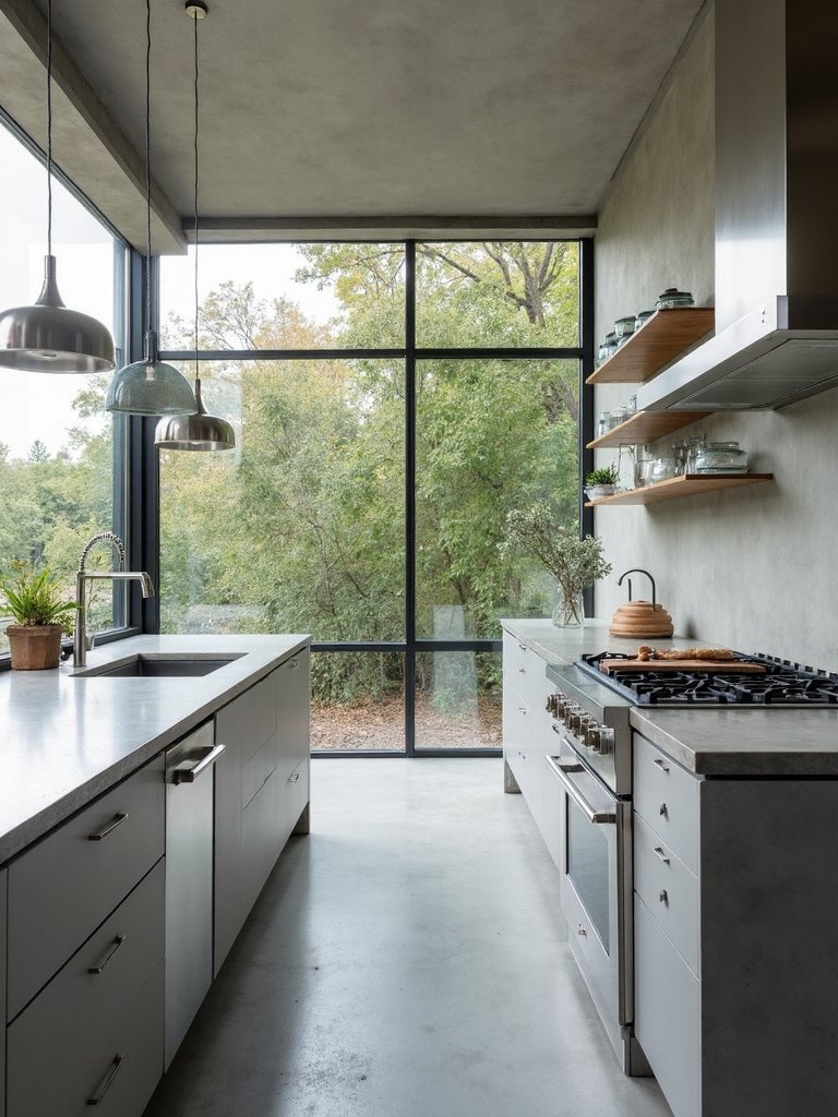 contemporary accents enhance aesthetic