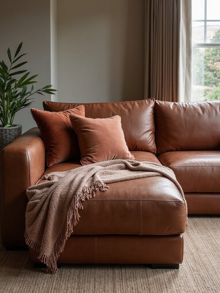 cozy inviting sofa decor