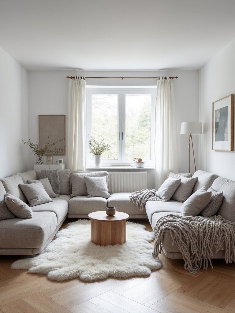 cozy layered textured hygge