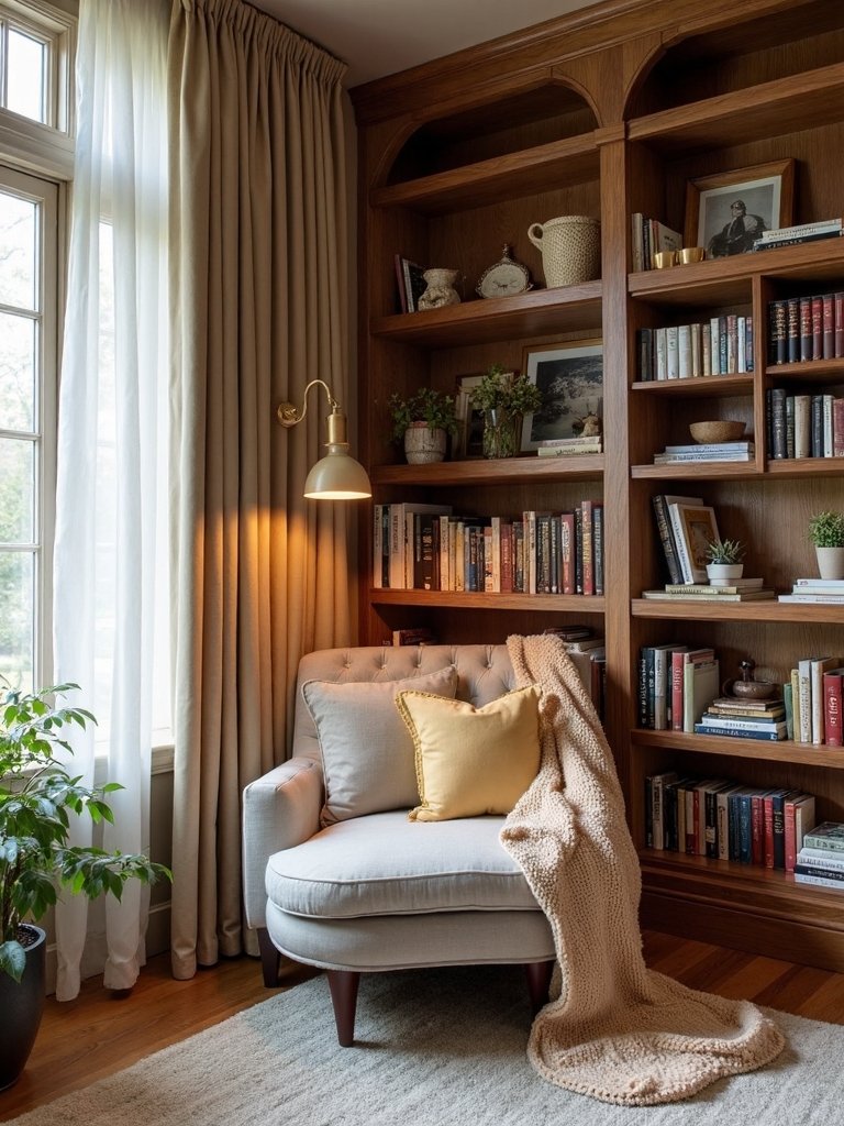 cozy reflective private intimate