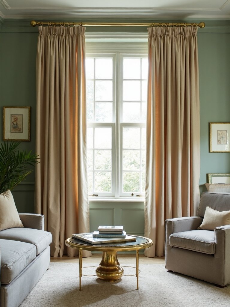 curate room through color coordination