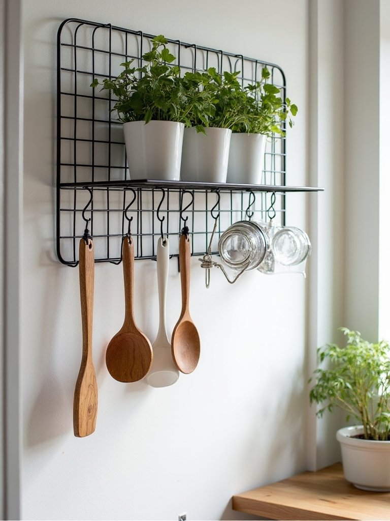 customizable scandinavian style kitchen display grids