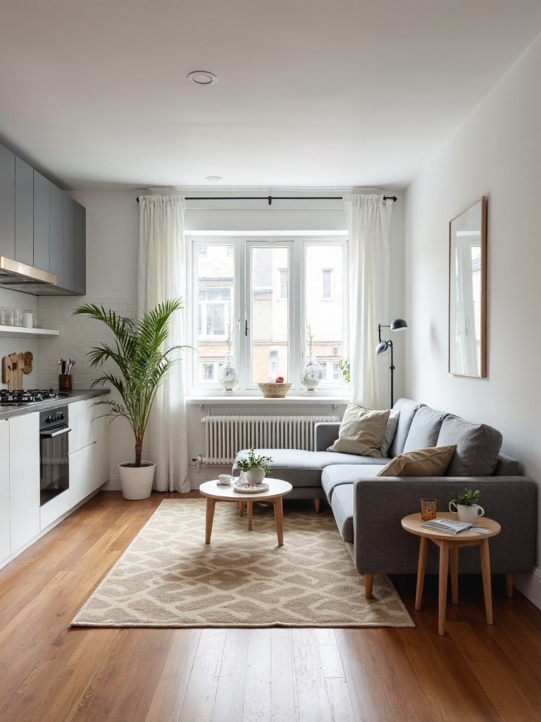 defining spaces with minimalist rugs