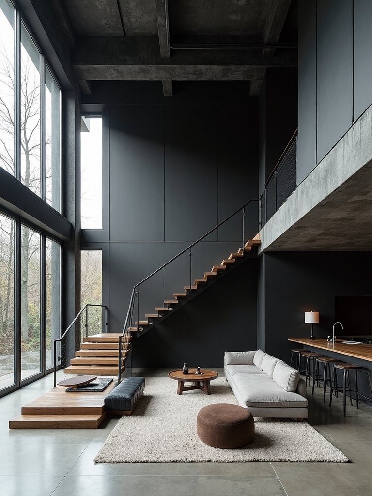 dramatic minimalist architectural design elements