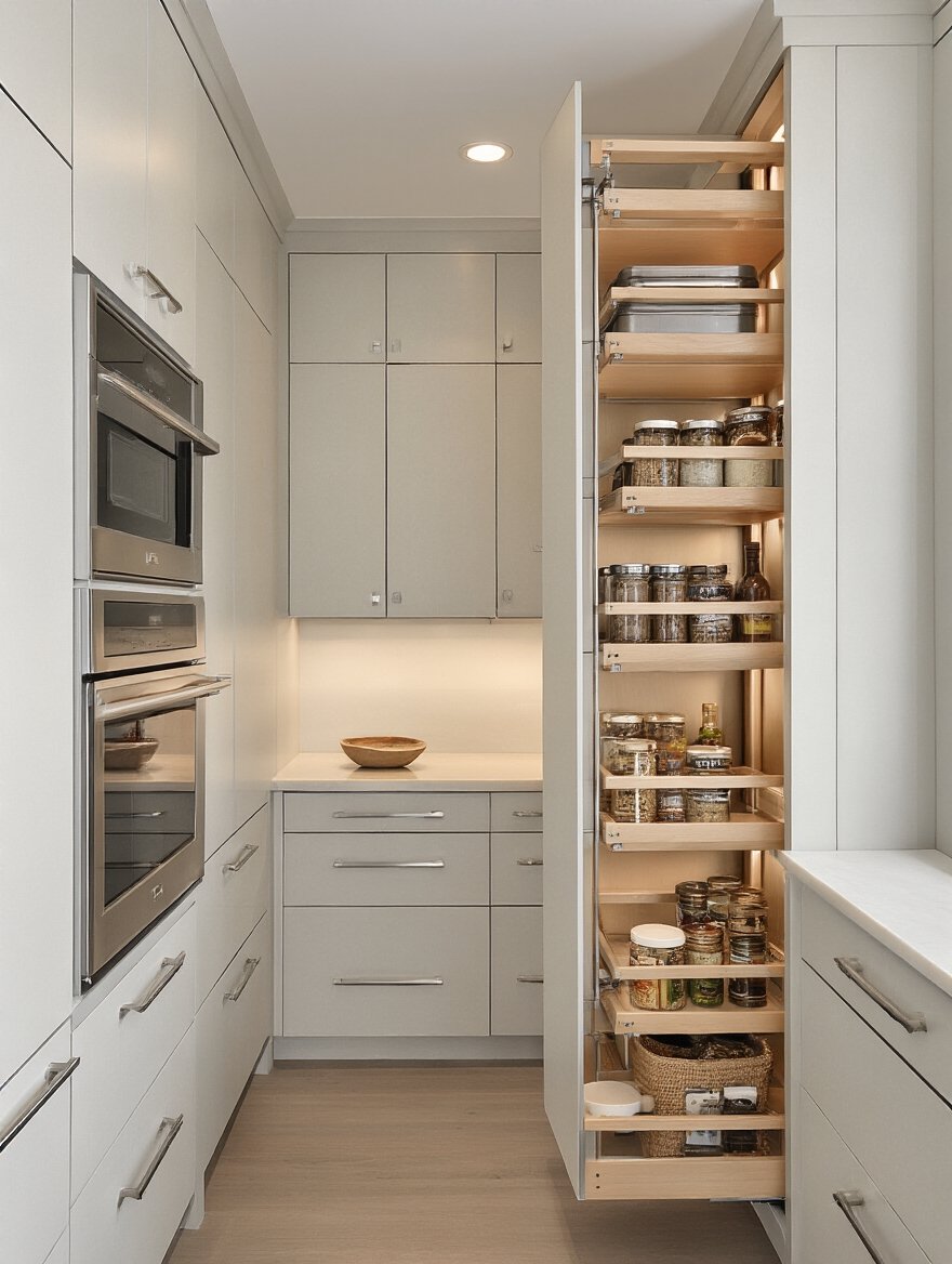 efficient kitchen storage maximization