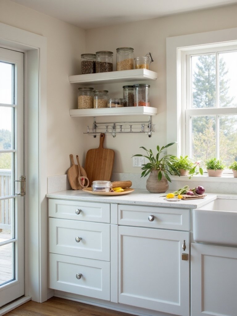 efficient space saving cabinet door storage