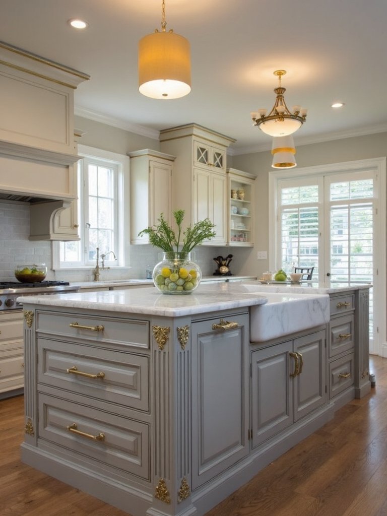 elegant functional custom crafted brass accents