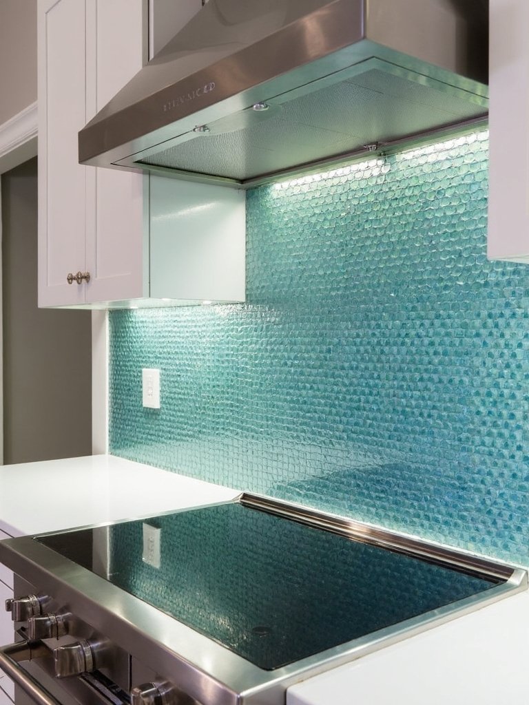 elegant luminous versatile transformative kitchen backsplash