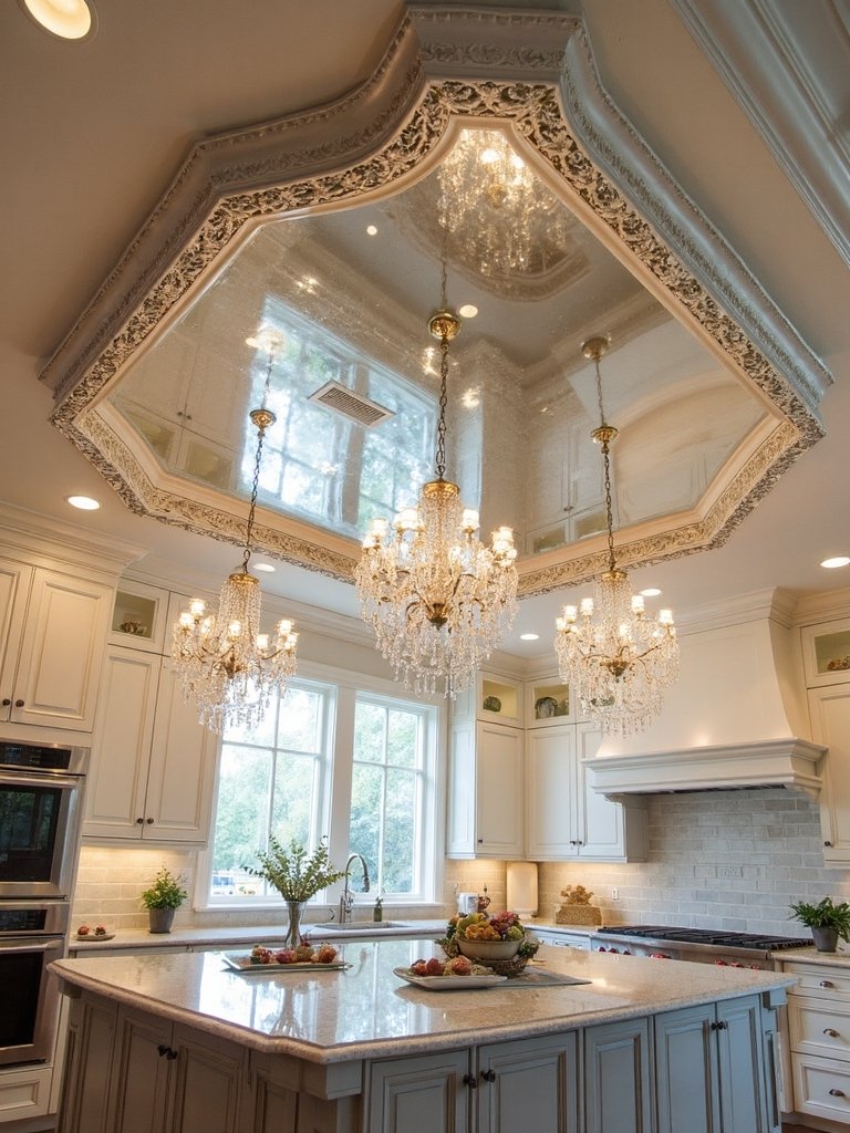 elegant mirrored depth enhancing molding