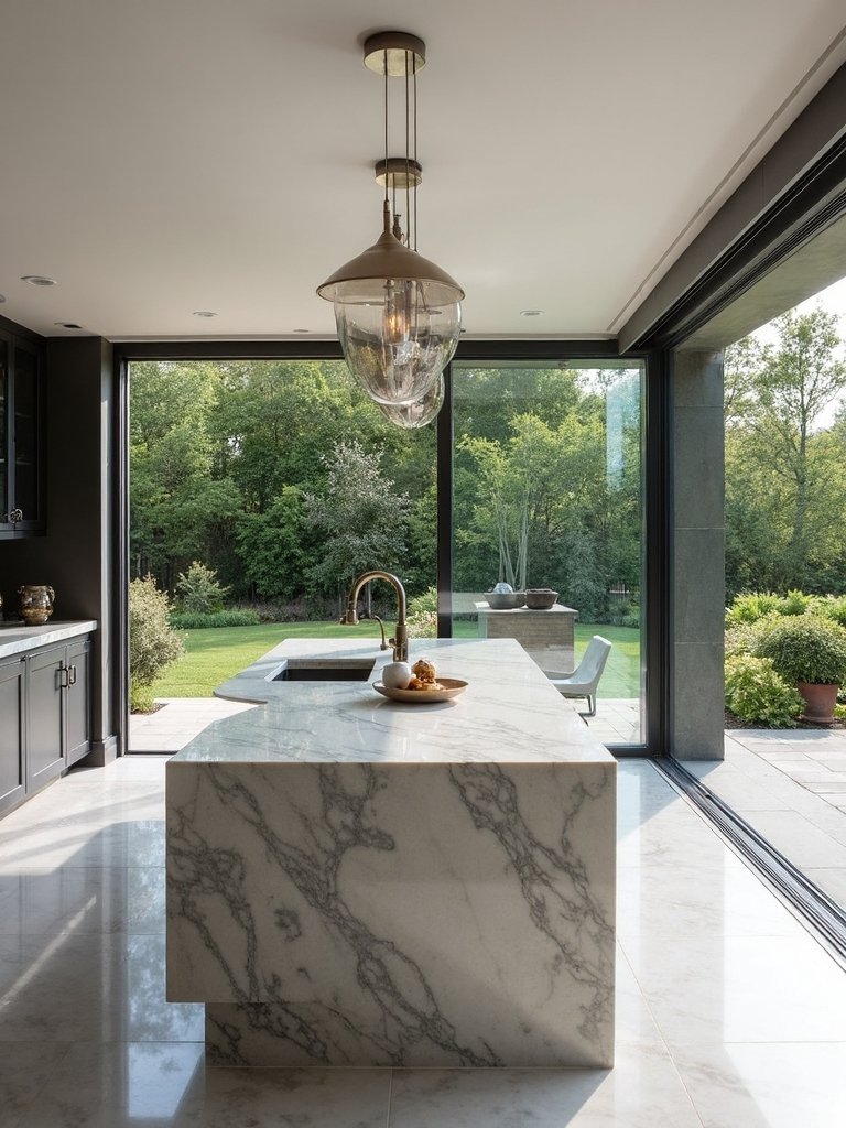 expansive seamless indoor outdoor entertainment hub