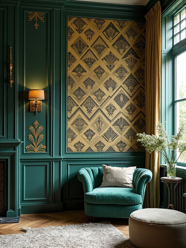 glamorous art deco geometric elegance