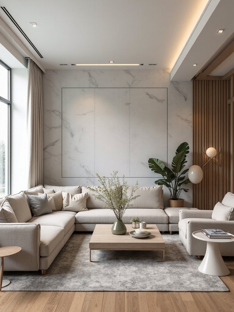 grid based living room design