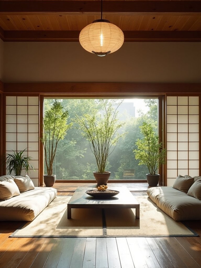 harmonious balanced minimalist zen