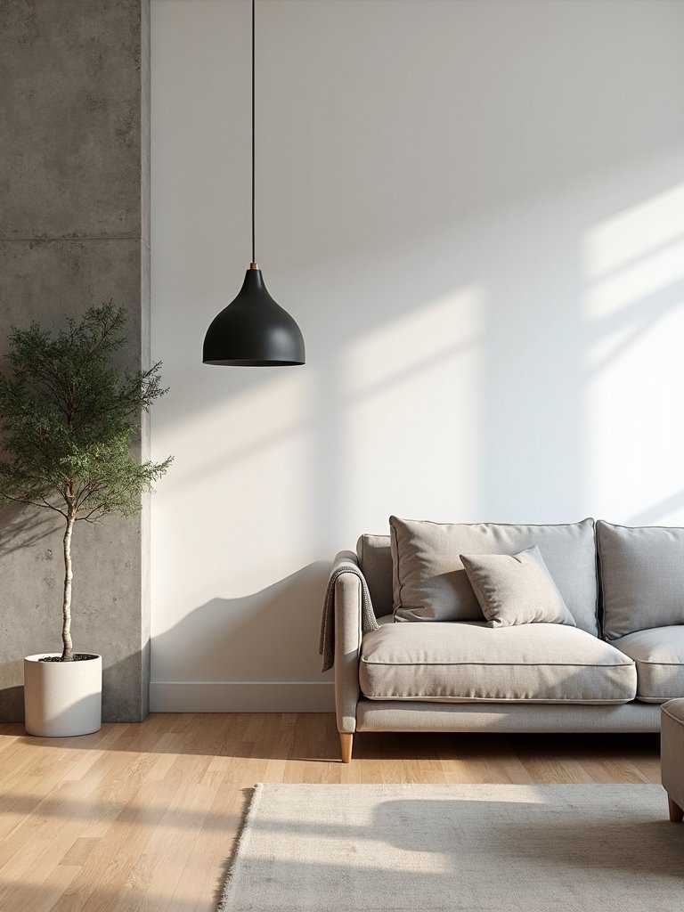 harmonious natural material minimalist design