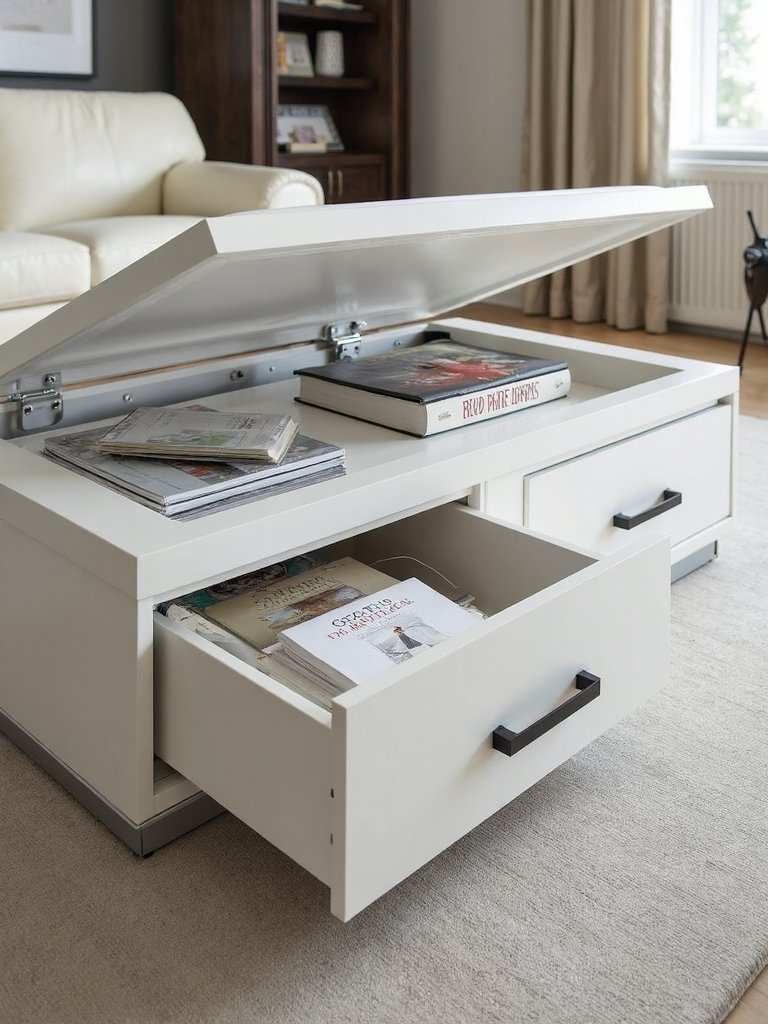 hidden storage coffee tables