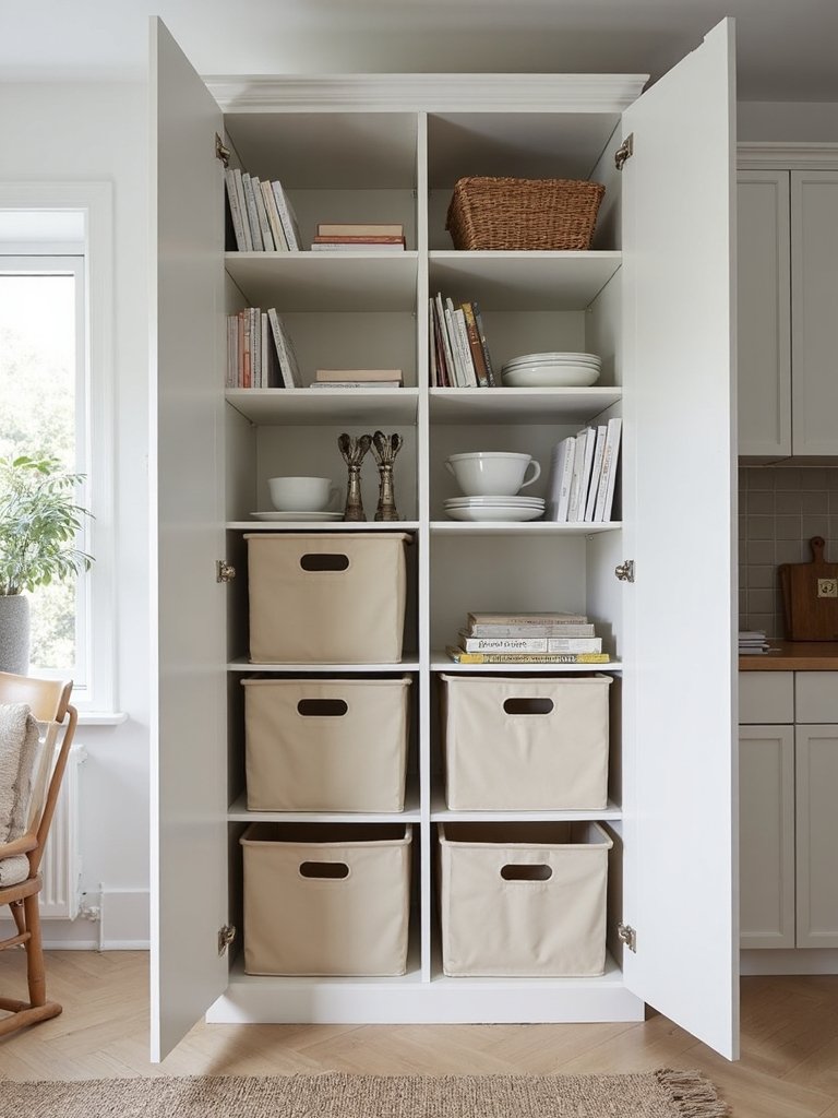 hidden storage solutions organize