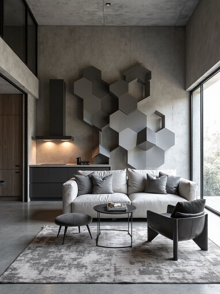 industrial geometric minimalism