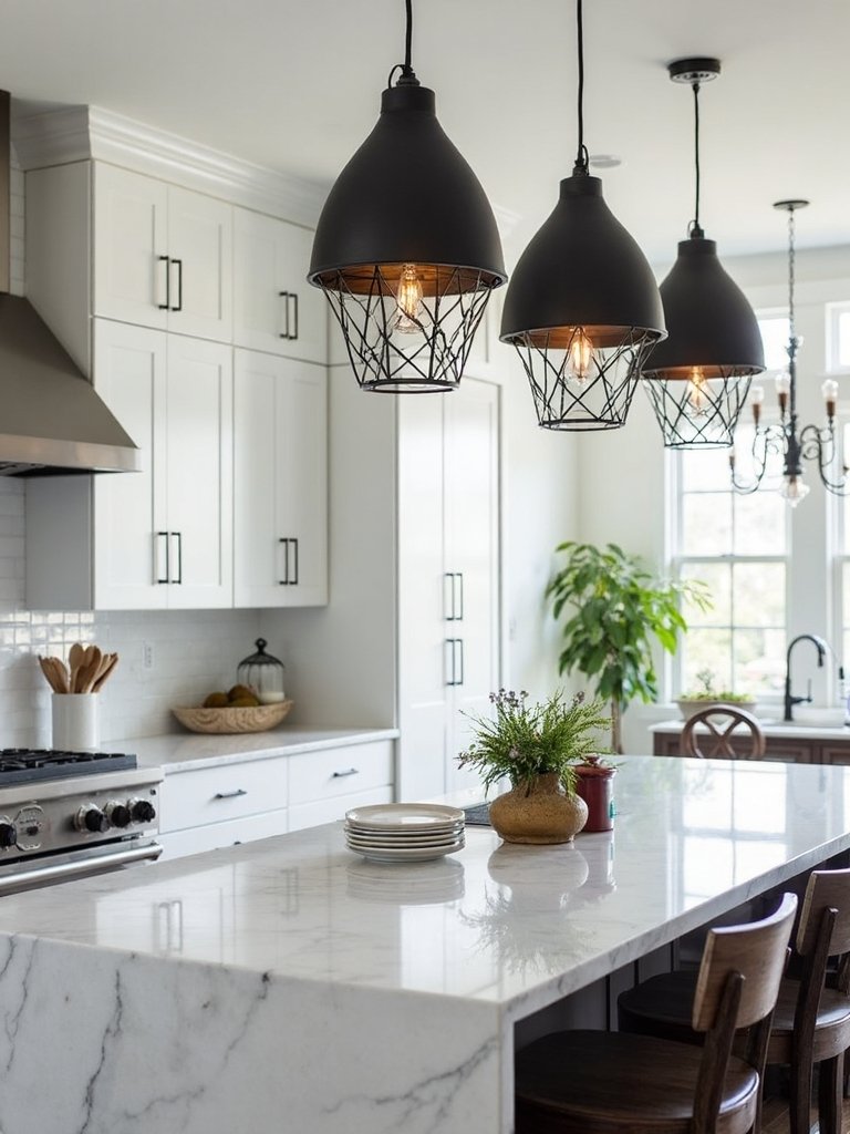 industrial modern black metal fixtures