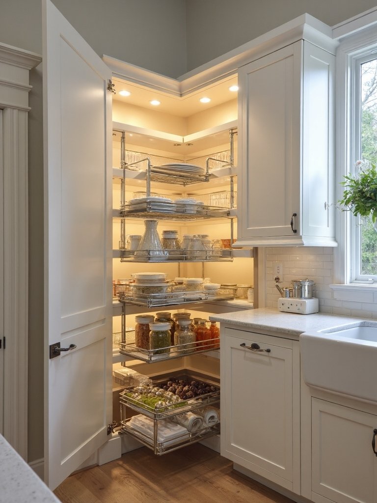 innovative corner cabinet storage solutions