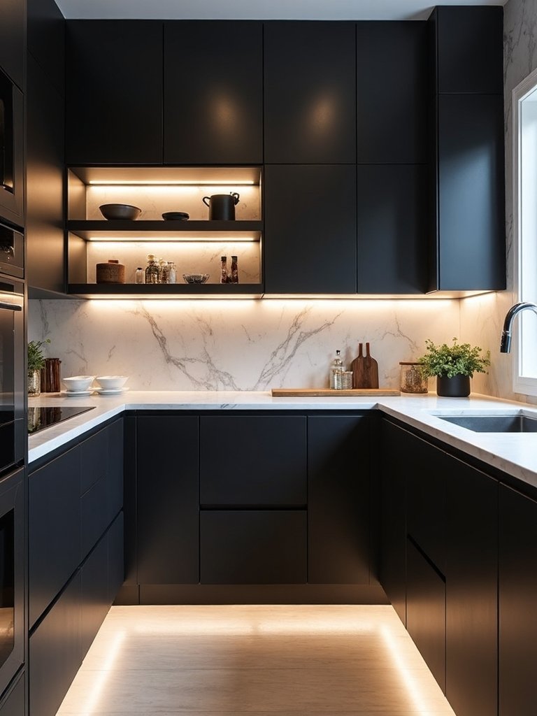 integrated dimmable accent task lighting