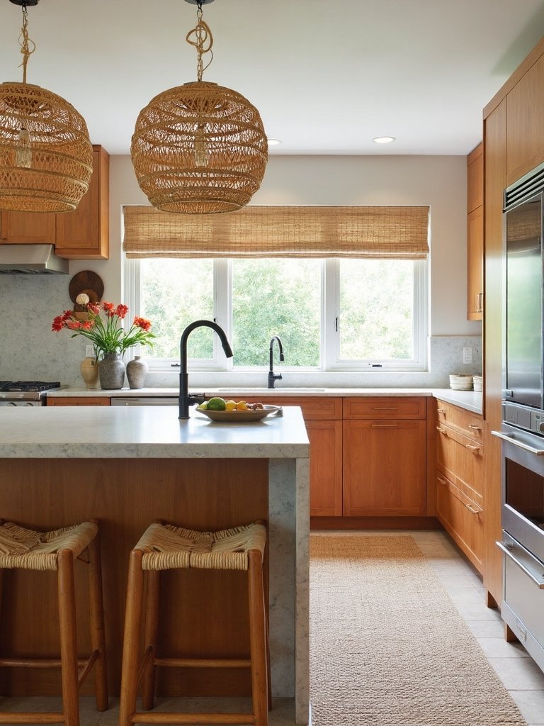 inviting organic textures through natural fibers