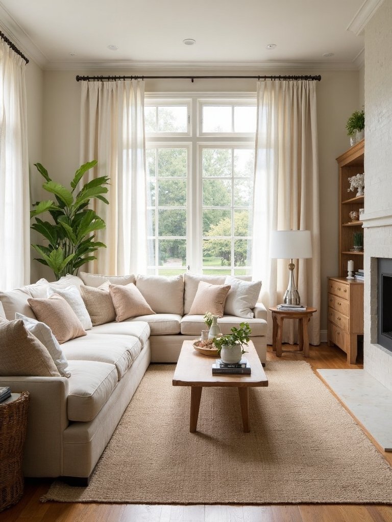 layered neutral tones create depth