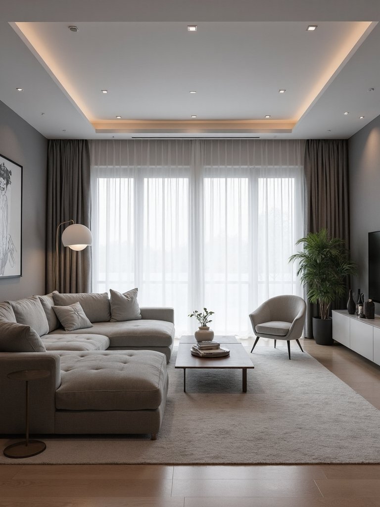 layered sophisticated minimalist maximized natural light