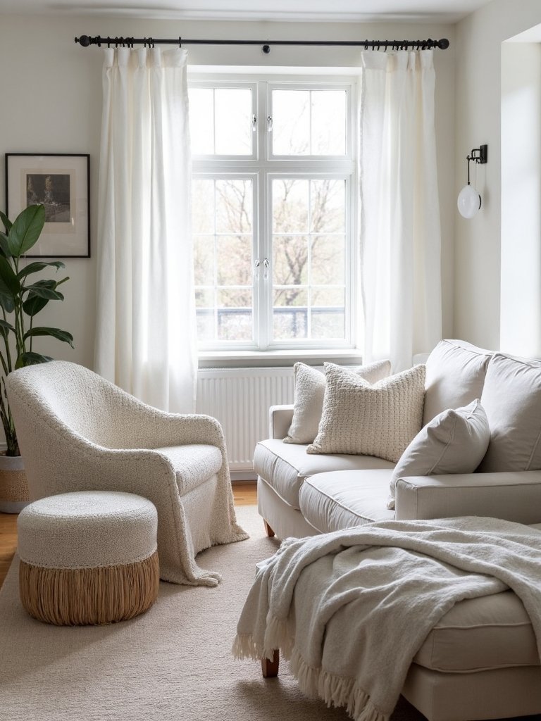 layered textures crafting minimalist ambiance