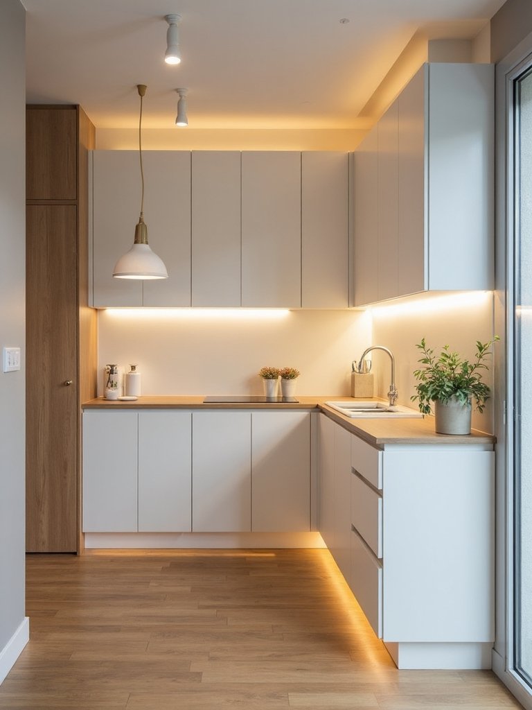 lighting transforms kitchen ambiance and function
