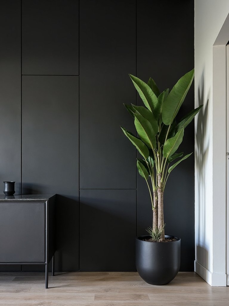 low maintenance minimalist greenery
