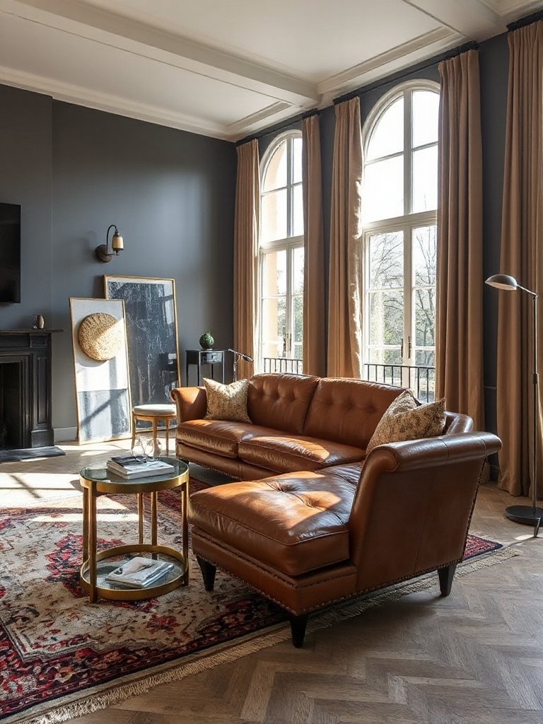 luxurious durable leather sofa decor