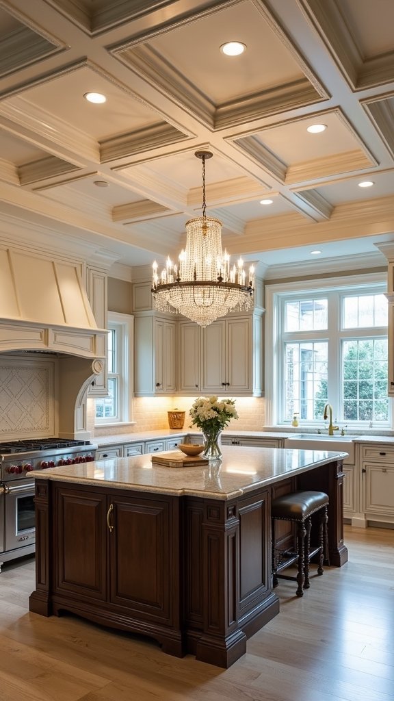 luxurious kitchen ceiling designs captivate