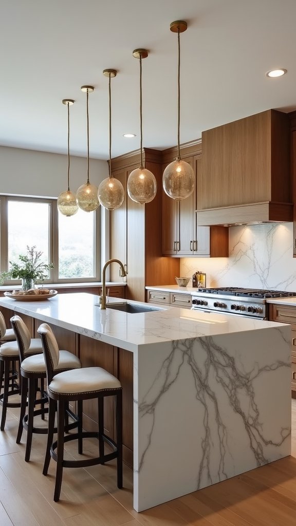 luxury kitchen island spotlight stealing ideas