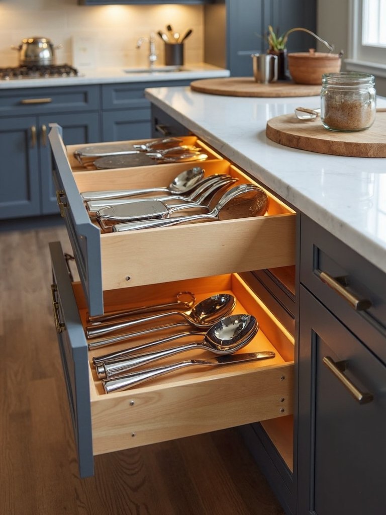 maximize cabinet space efficiently organized