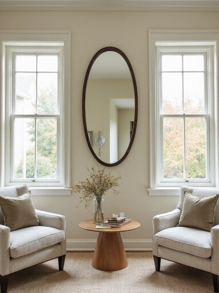 maximize natural light with mirrors