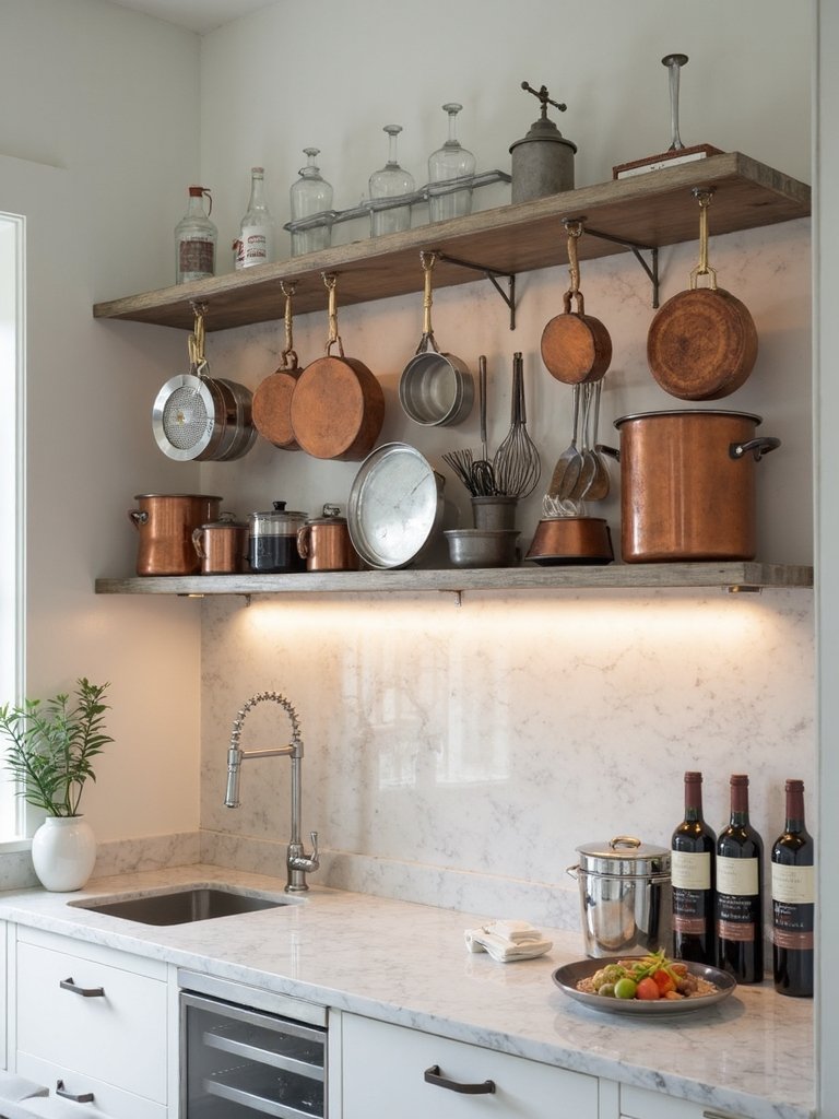 maximize unused vertical kitchen storage