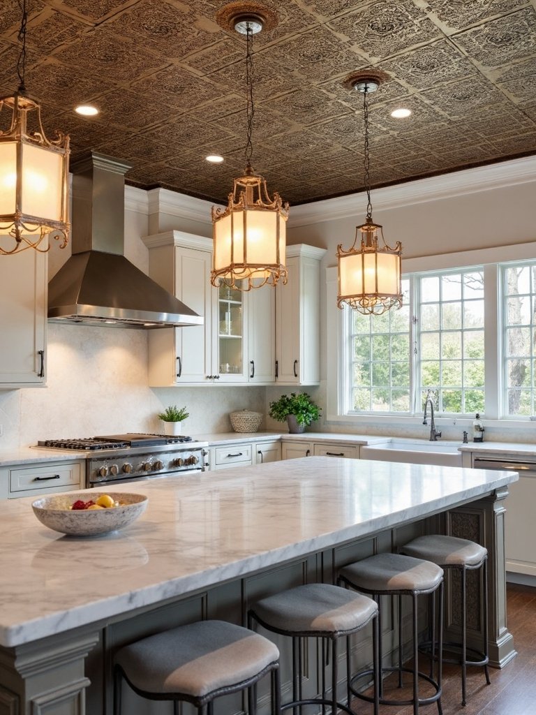 metallic elegance moisture resistant kitchen tiles