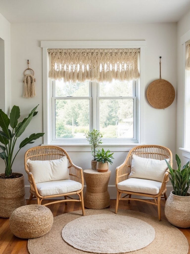 minimalist boho living room inspiration