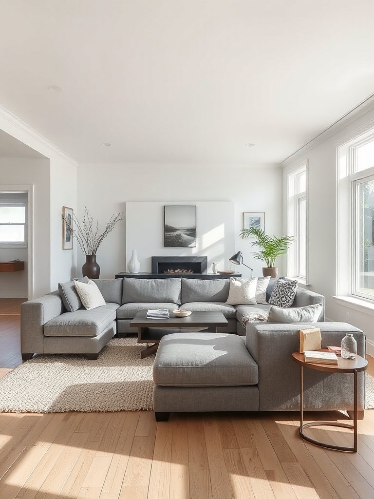 minimalist comfortable stylish living spaces