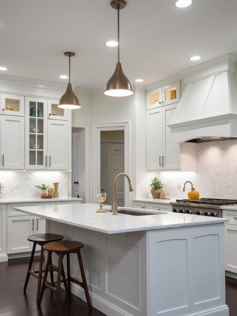 minimalist kitchen lighting strategy