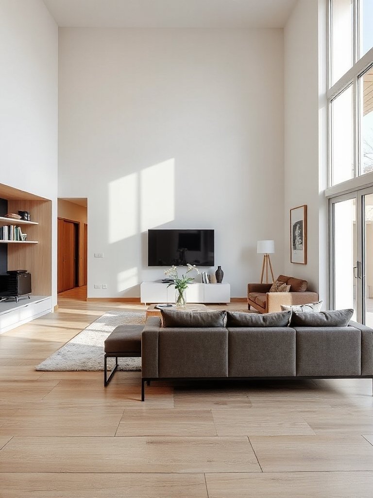 minimalist living room apartment design