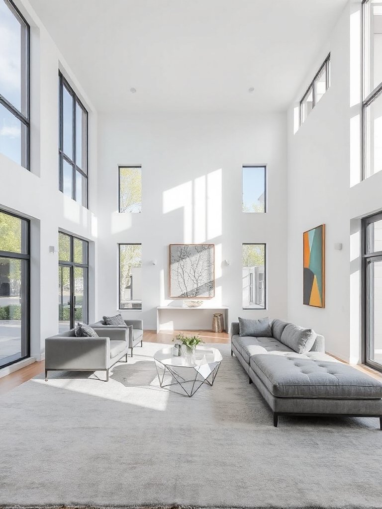 minimalist living room design statement