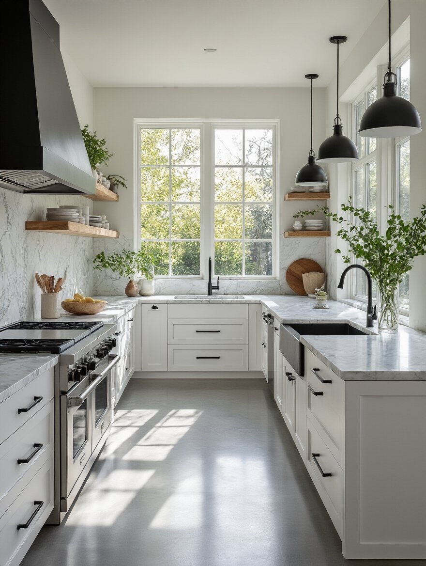 minimalist modern kitchen less