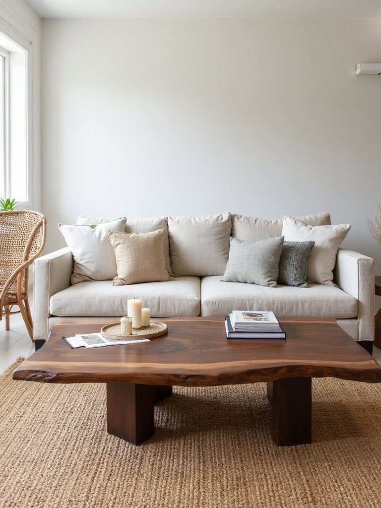 minimalist natural statement pieces